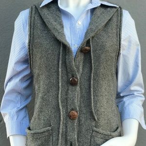 Banana Republic wool/cashmere hooded vest